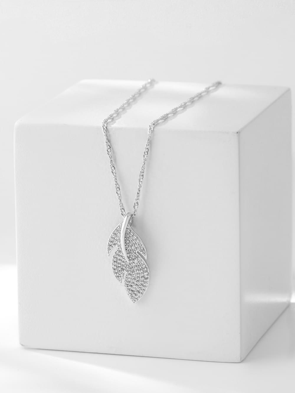 ECO Solitaire Heart Pendant