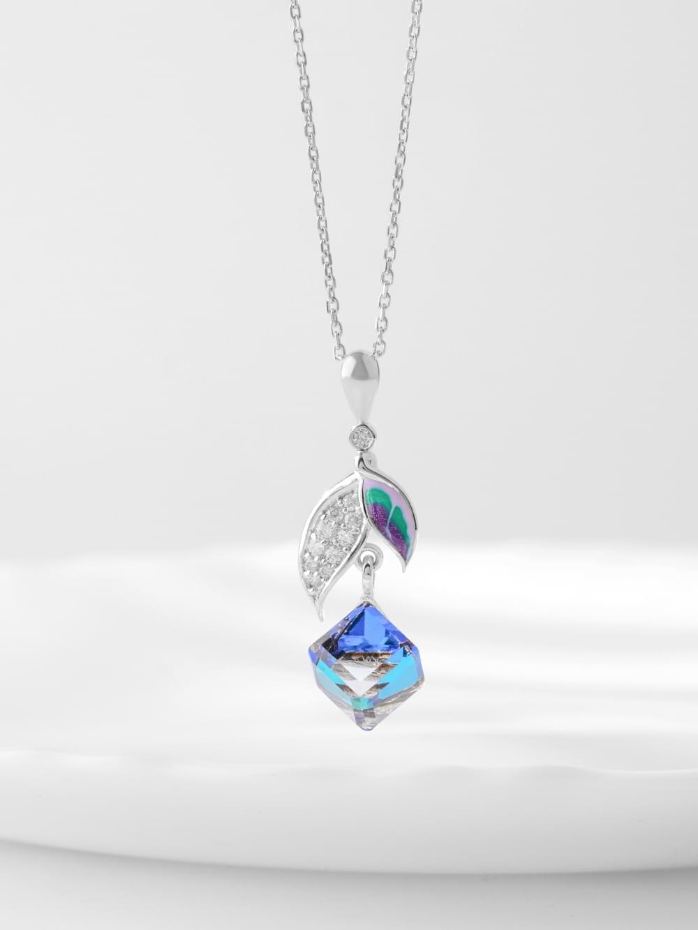ECO Swarovski Geometric Prism Pendant