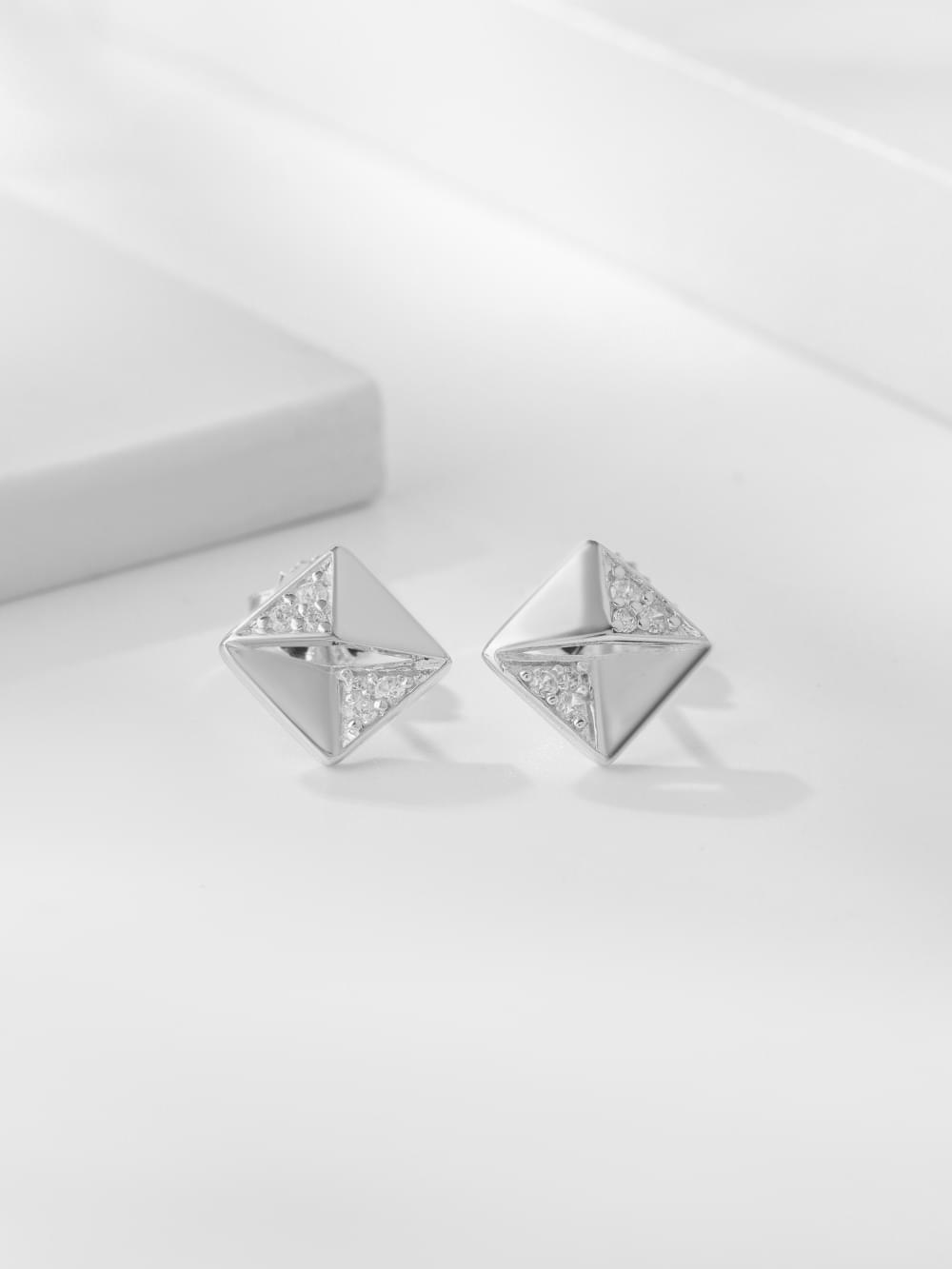 ECO Pyramidal Stud Earrings