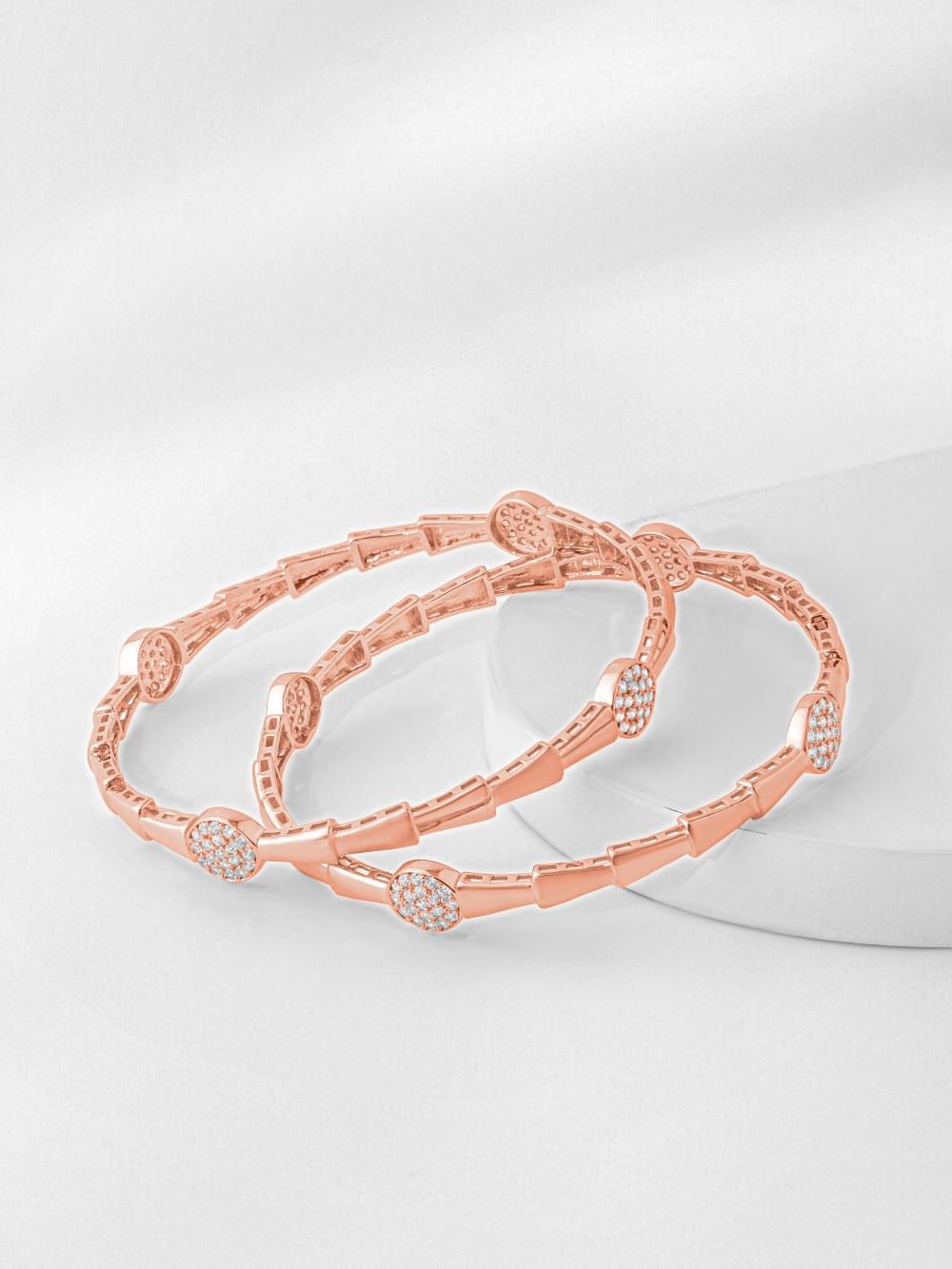 PC Modern CZ Bangle