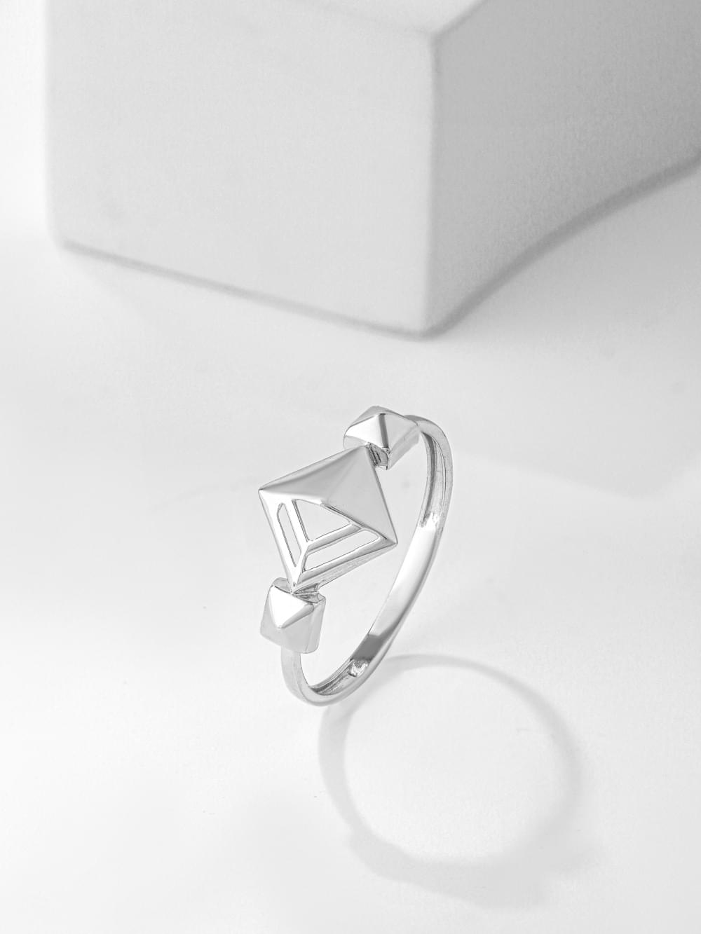 PC Silver Twin-Band Statement Ring