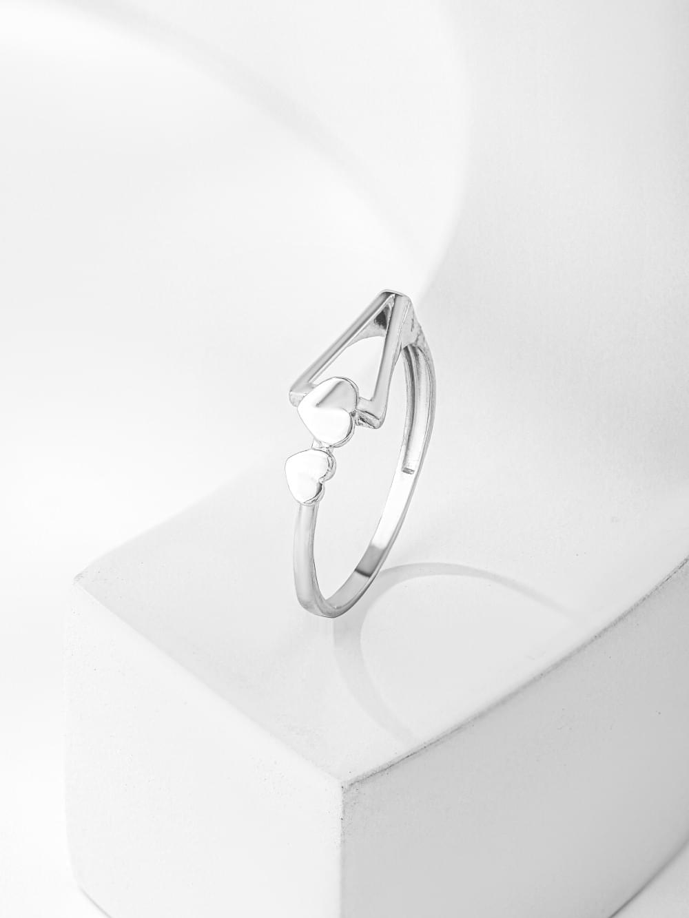 PC Silver Triple-Stack Fusion Ring